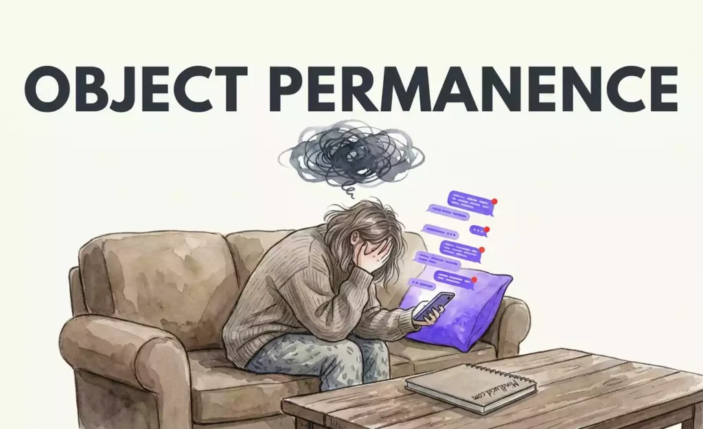 Why You Accidentally Ghost the People You Love (The Object Permanence Glitch)