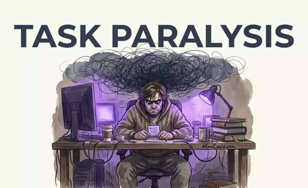 Why a 5-Minute Task Takes 3 Weeks (Understanding Task Paralysis)
