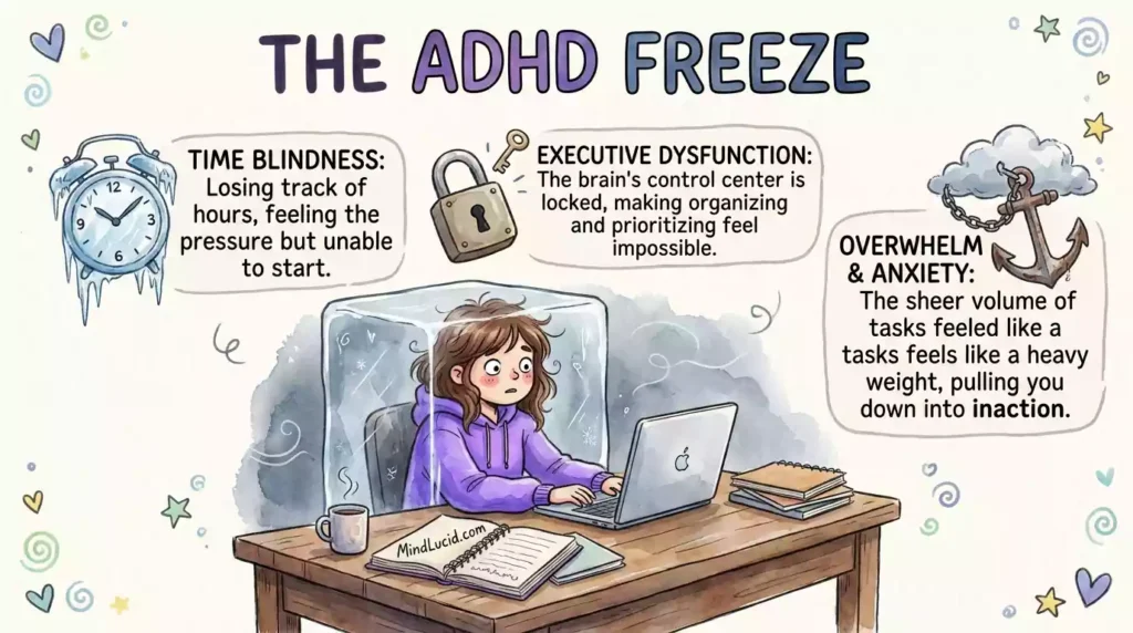 ADHD Paralysis: Why Your Brain Freezes and How to Break Free (Task Paralysis Explained)