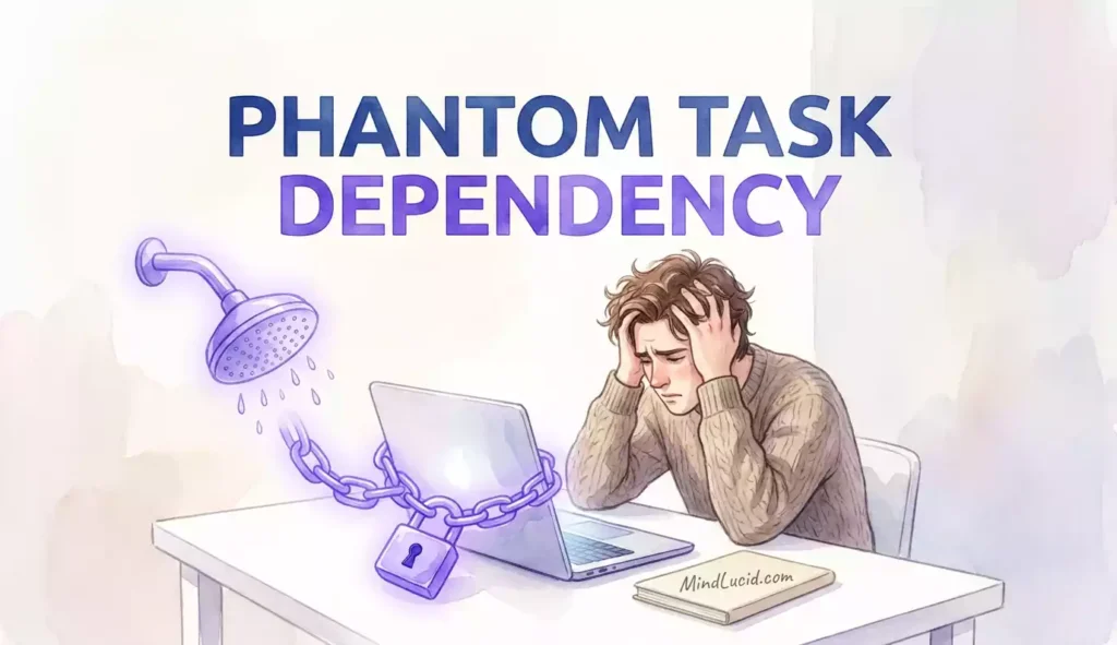 Phantom Task Dependency: Why You Can’t Work Until You Take a Shower