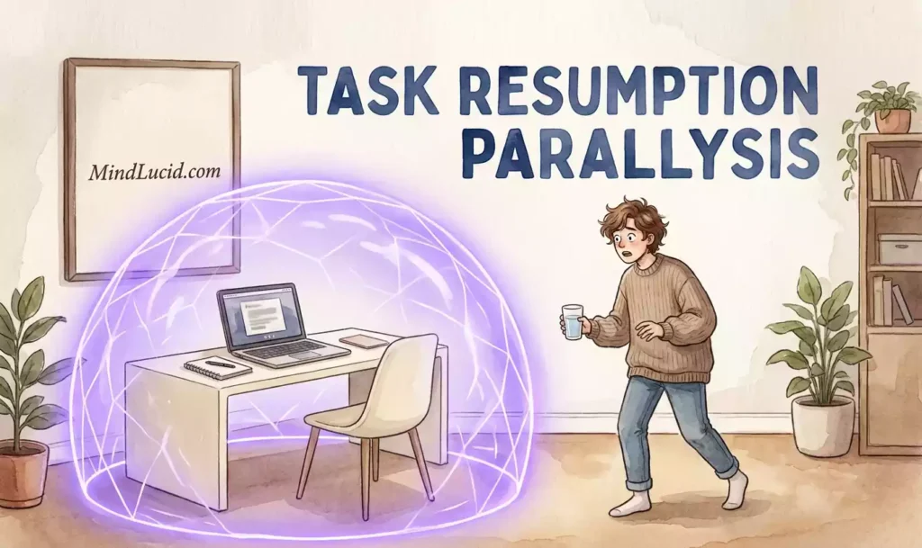 Task Resumption Paralysis: Why a 5-Minute Break Ruins Your Entire Workday